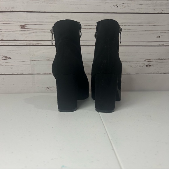 Ankle Boots Black suede Size 6 - Picture 5 of 8